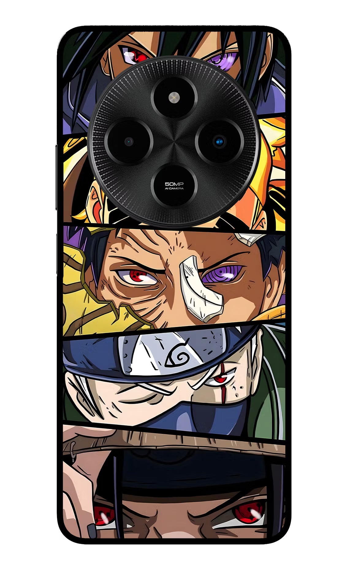 Naruto Character Poco M7 5G Glass Case