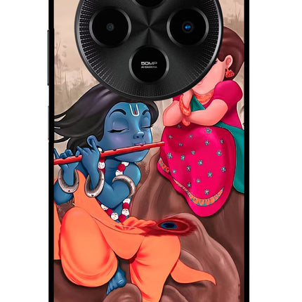 Radhe Krishna Poco M7 5G Glass Case
