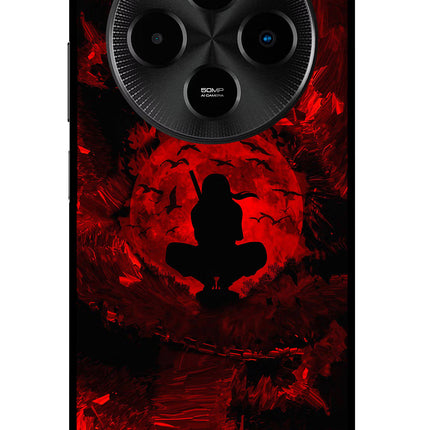 Itachi Uchiha Poco M7 5G Glass Case Back Cover by Casekaro