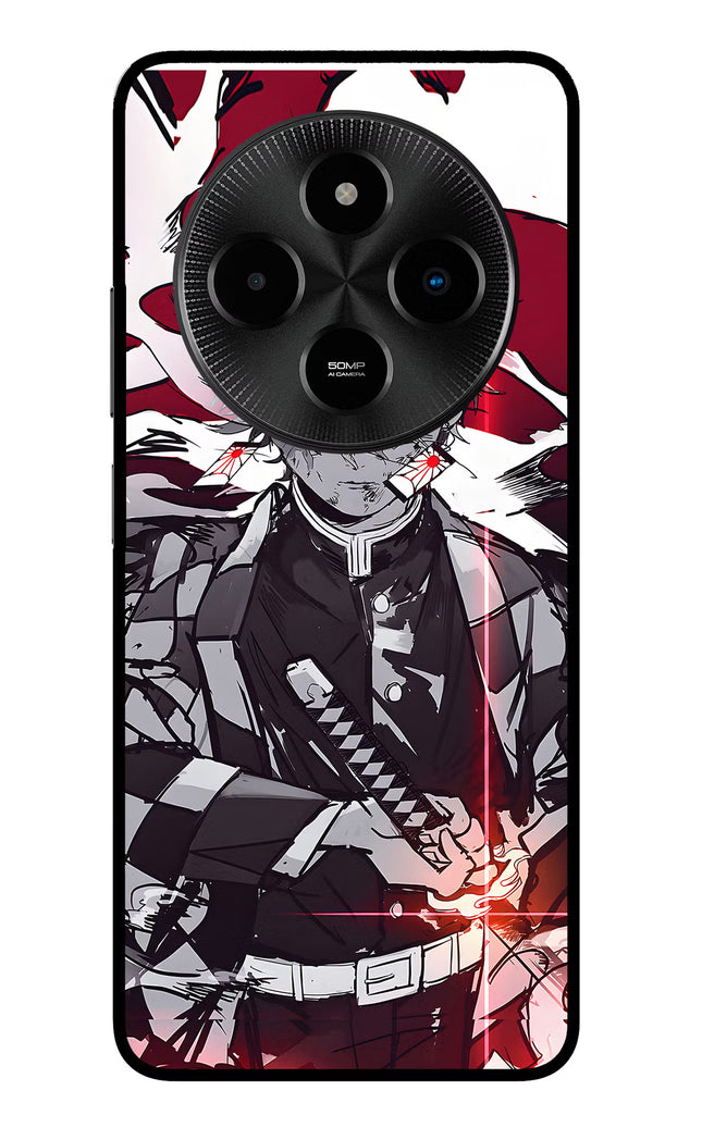 Demon Slayer Poco M7 5G Glass Case