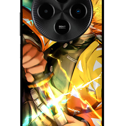 Demon Slayer Poco M7 5G Glass Case