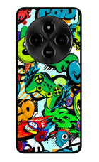 Game Doodle Poco M7 5G Glass Case
