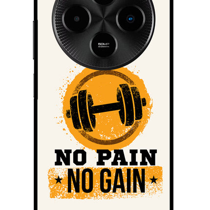 No Pain No Gain Poco M7 5G Glass Case