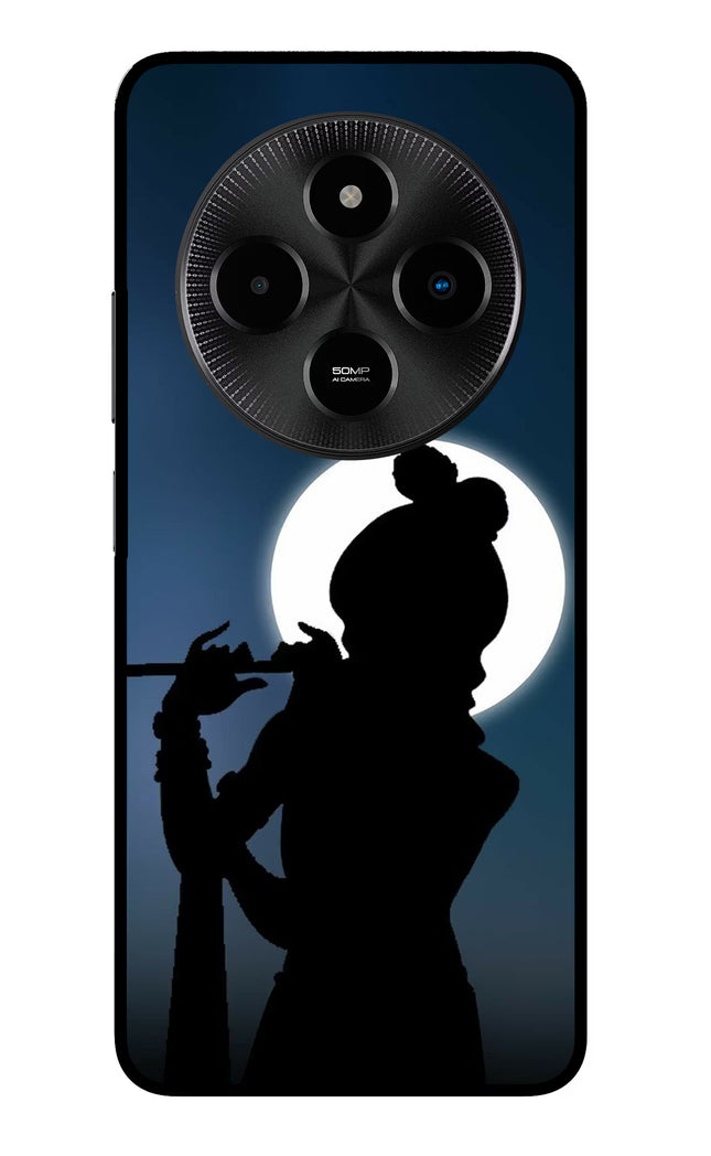Shri Krishna Silhouette Poco M7 5G Glass Case