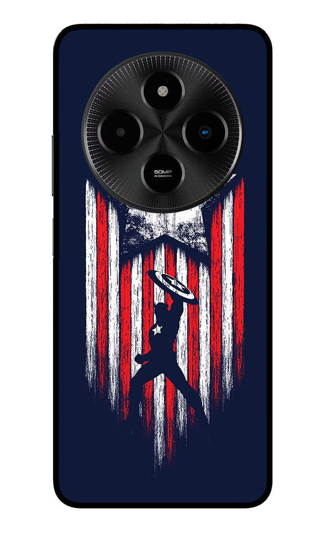 Captain America Marvel Art Poco M7 5G Glass Case