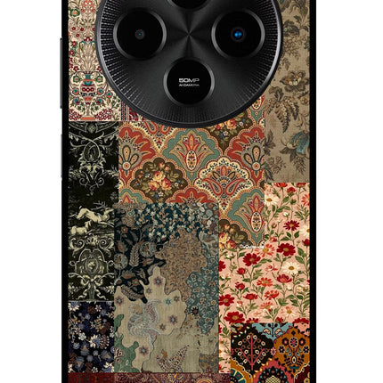 Desi Print Poco M7 5G Glass Case Back Cover by Casekaro