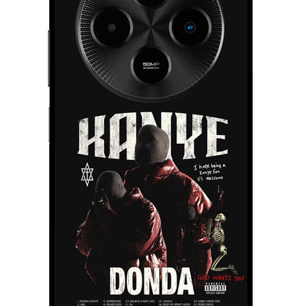 Donda Kanye West Poco M7 5G Glass Case
