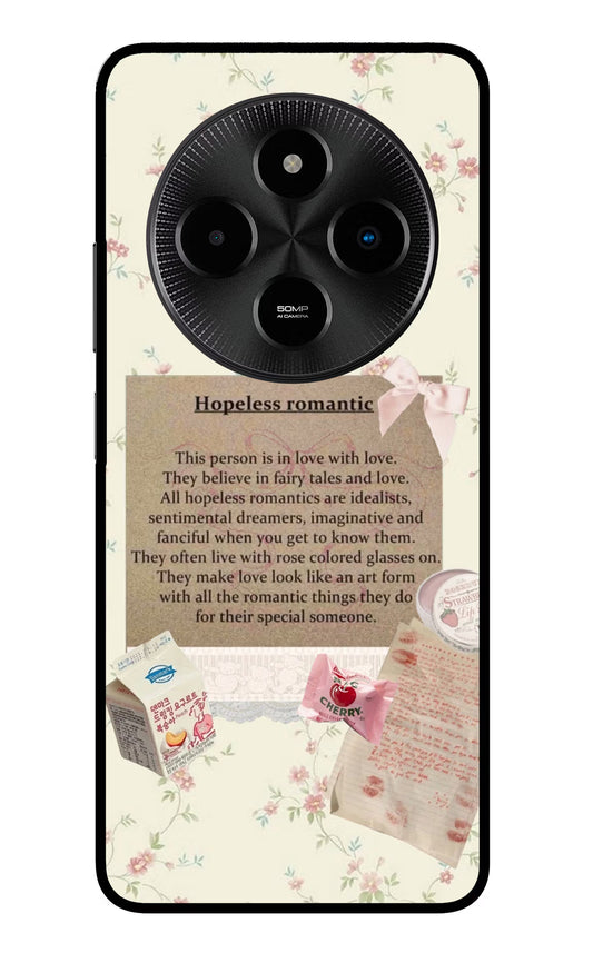 Hopeless Romantic Poco M7 5G Glass Case
