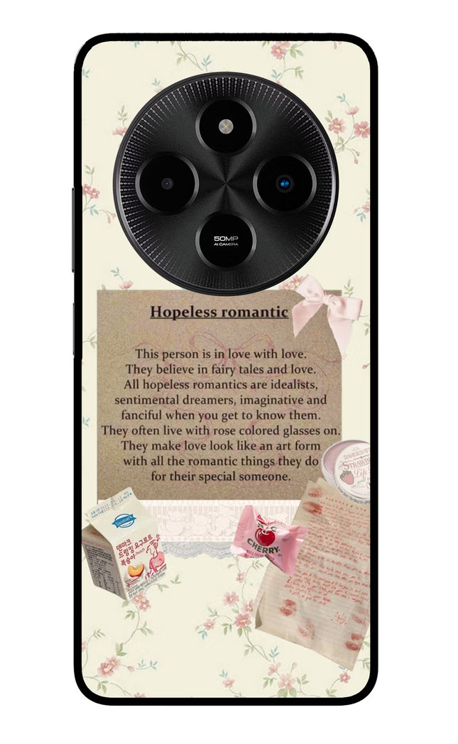 Hopeless Romantic Poco M7 5G Glass Case