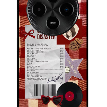 Queen of Disaster Poco M7 5G Glass Case