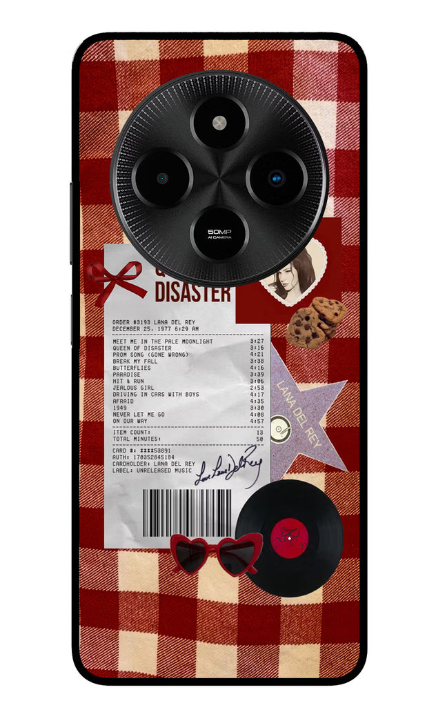 Queen of Disaster Poco M7 5G Glass Case