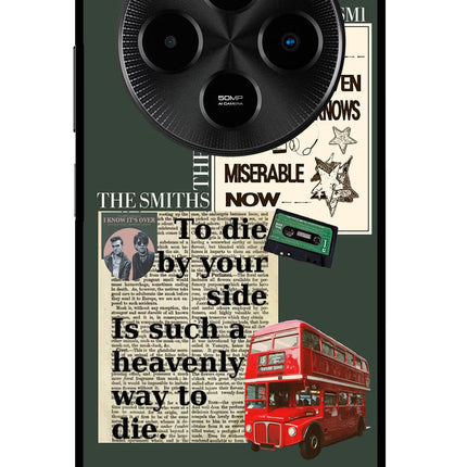 The Smiths Poco M7 5G Glass Case Back Cover by Casekaro