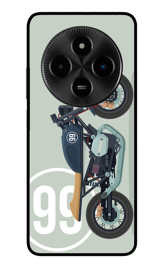 Classic Cafe Racer 99 Poco M7 5G Glass Case