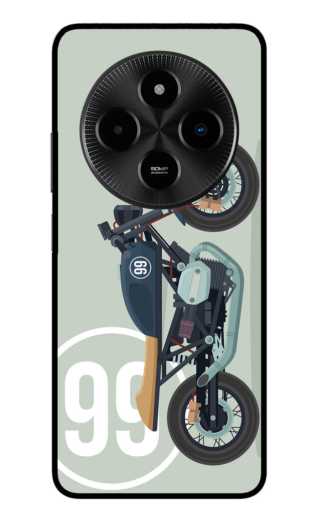Classic Cafe Racer 99 Poco M7 5G Glass Case