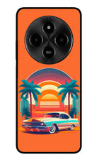 Palm Drive 80s Poco M7 5G Glass Case