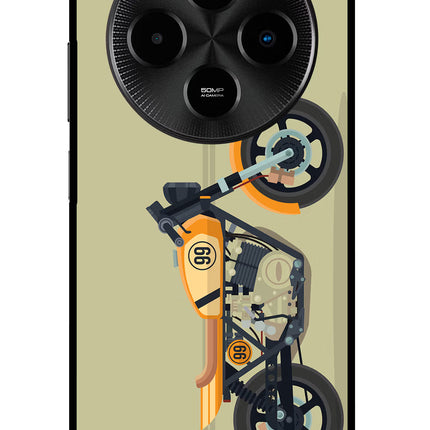 Vertical Speedster Poco M7 5G Glass Case