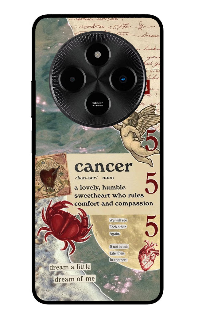 Cancer Zodiac Poco M7 5G Glass Case