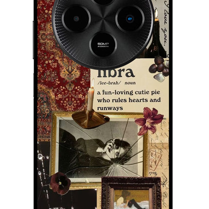 Libra Zodiac Poco M7 5G Glass Case