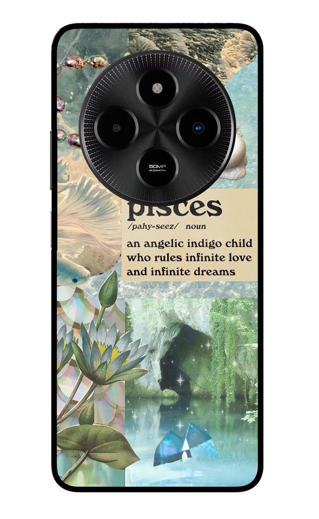 Pisces Zodiac Poco M7 5G Glass Case