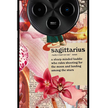 Sagittarius Zodiac Poco M7 5G Glass Case