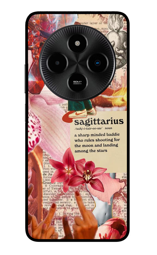 Sagittarius Zodiac Poco M7 5G Glass Case