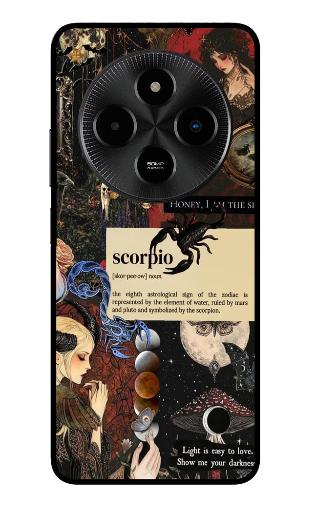 Scorpio Zodiac Poco M7 5G Glass Case