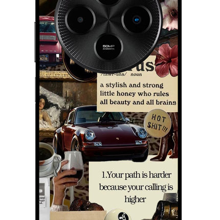 Taurus Zodiac Poco M7 5G Glass Case