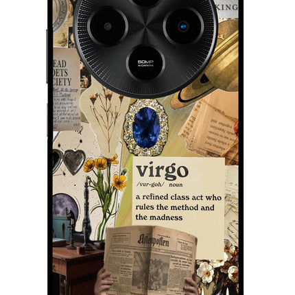 Virgo Zodiac Poco M7 5G Glass Case