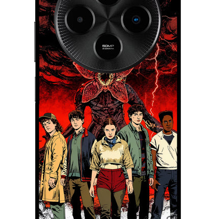 Ordinary Things Characters Poco M7 5G Glass Case Back Cover by Casekaro
