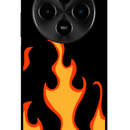 Fired Up – Black Poco M7 5G Glass Case