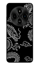 Twin Dragons Poco M7 5G Glass Case