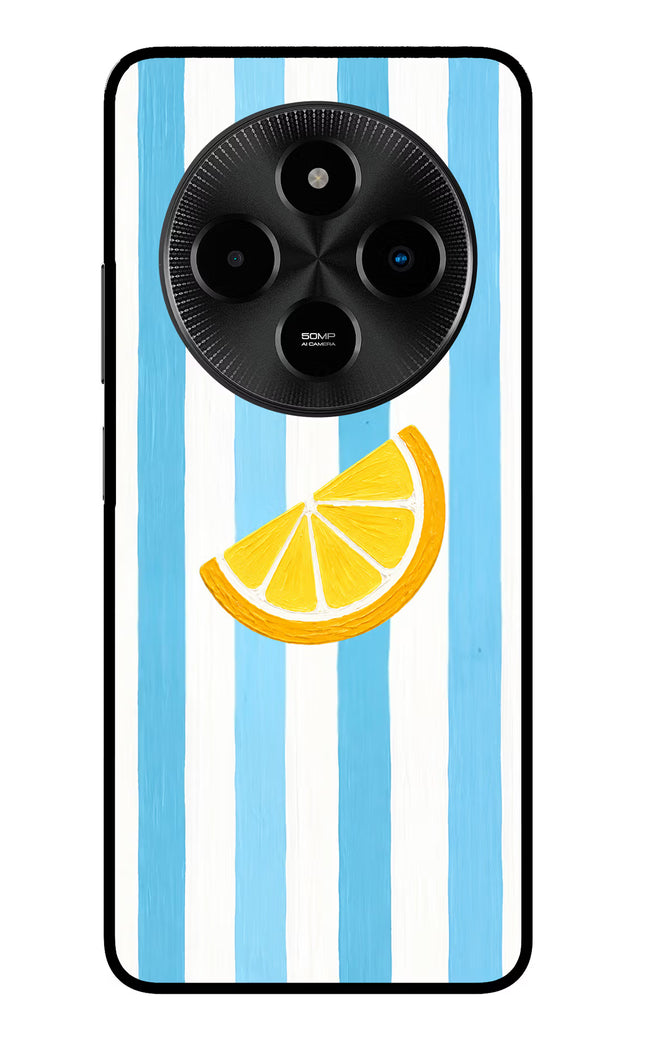Summer Lemon Poco M7 5G Glass Case