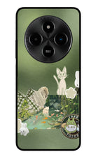 Aesthetic anime Poco M7 5G Glass Case