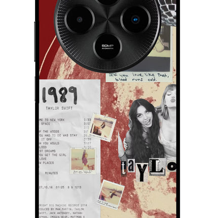 Taylor Swift Poco M7 5G Glass Case