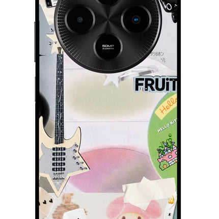 Softcore case Poco M7 5G Glass Case