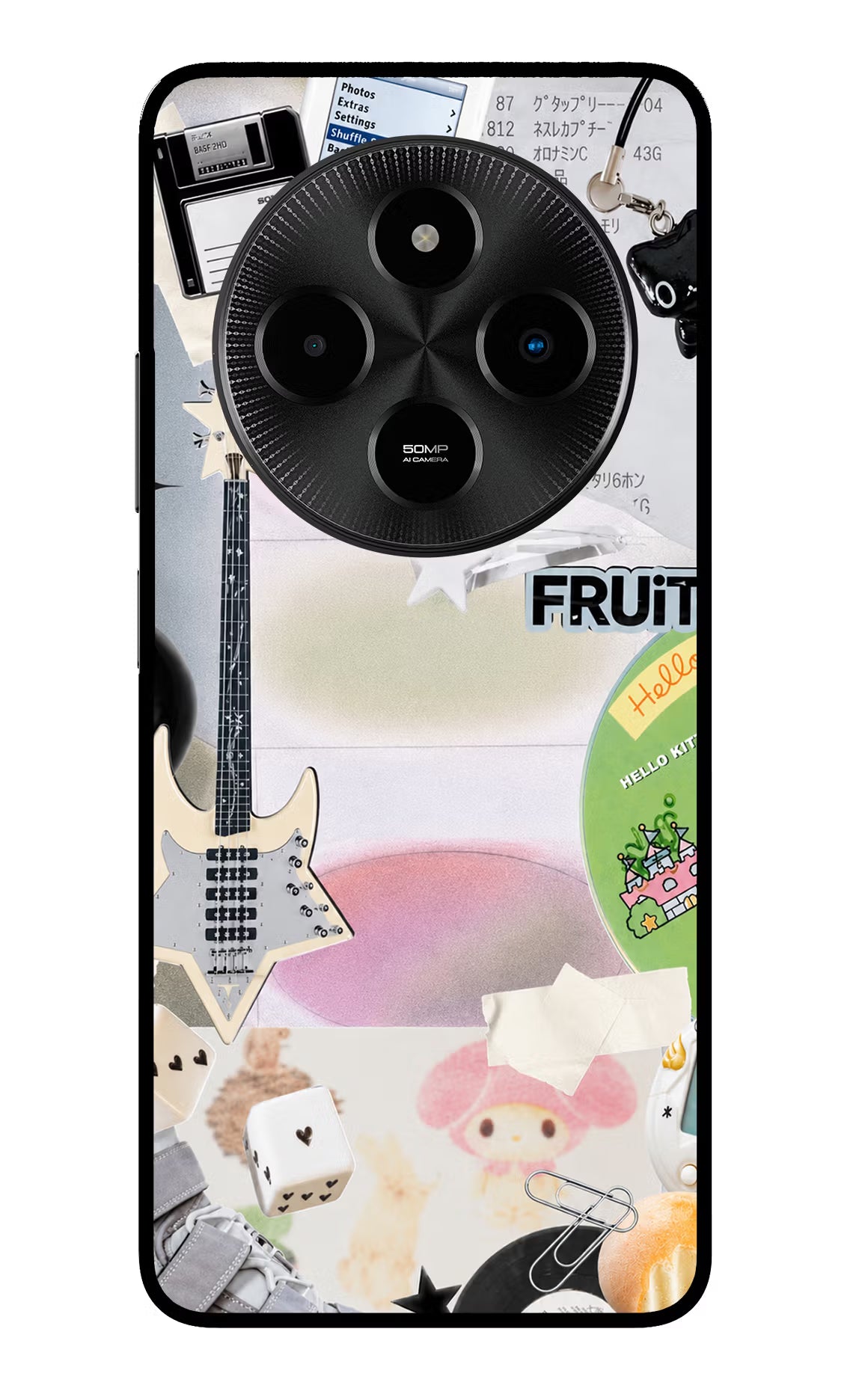 Softcore case Poco M7 5G Glass Case Back Cover by Casekaro