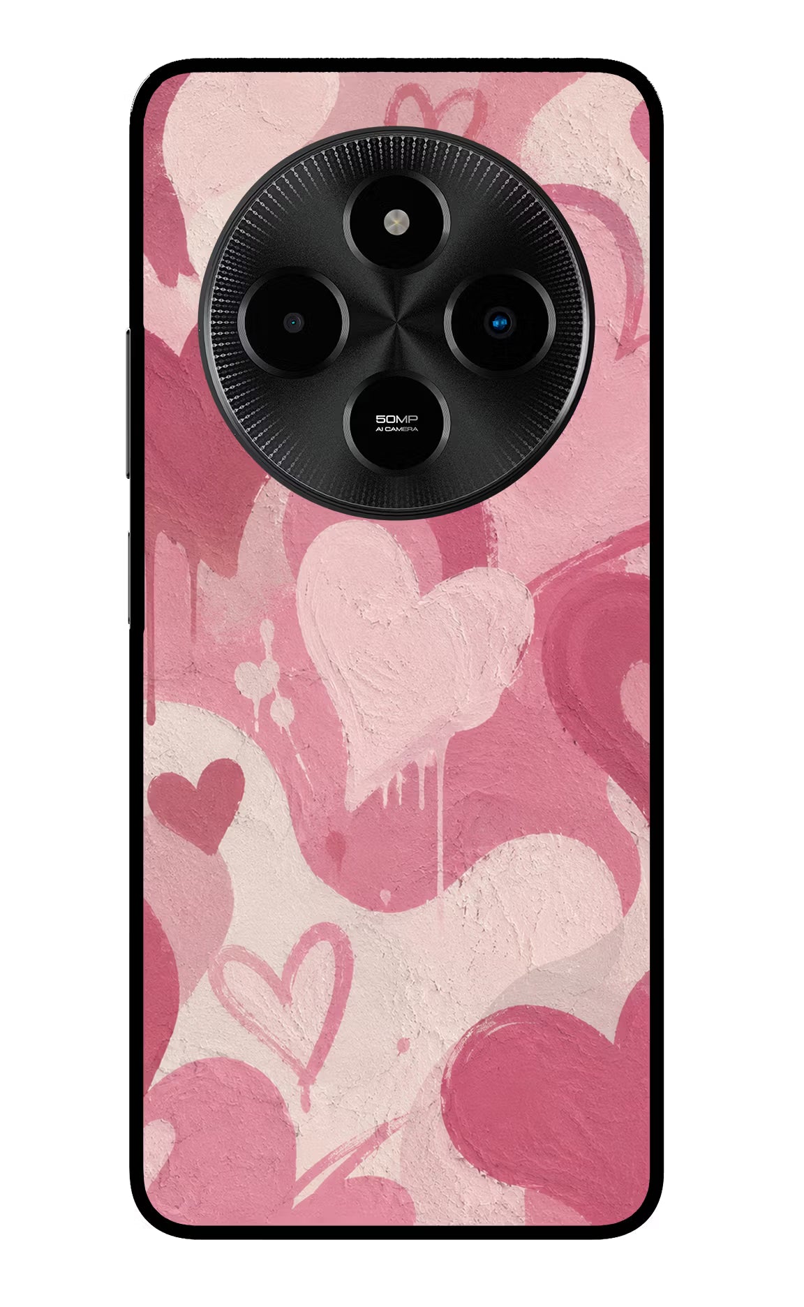 Hearty case Poco M7 5G Glass Case Back Cover by Casekaro