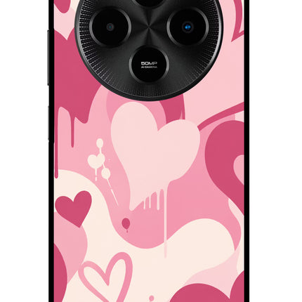 Hearty case Poco M7 5G Glass Case Back Cover by Casekaro