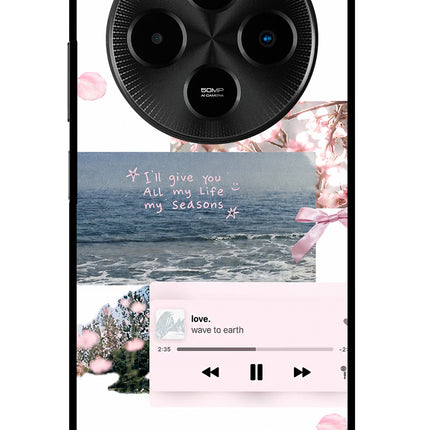 Wave to earth Poco M7 5G Glass Case