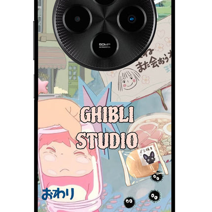 Studio Ghibli Poco M7 5G Glass Case