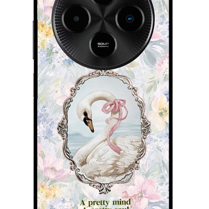 Pretty Mind Pretty Soul Poco M7 5G Glass Case Back Cover by Casekaro