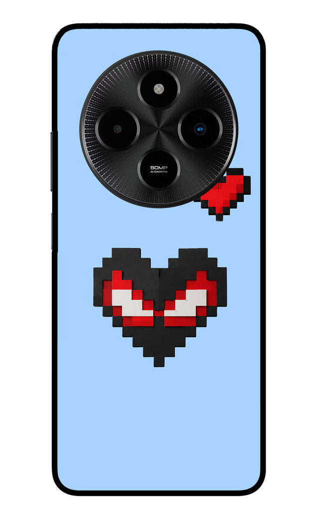 Peter Heart Poco M7 5G Glass Case