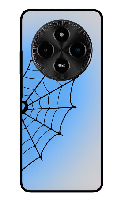 Blue Web Poco M7 5G Glass Case