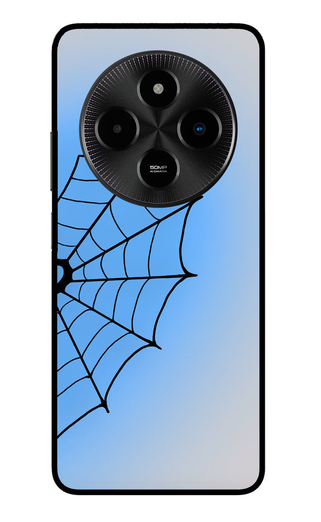 Blue Web Poco M7 5G Glass Case