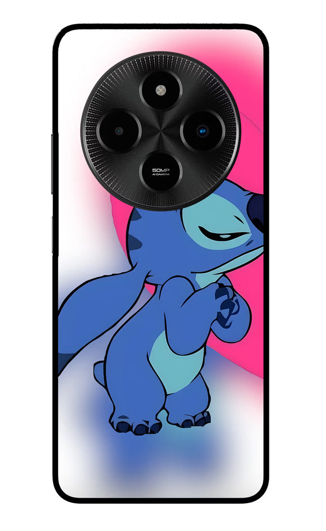 Stitch Hug Poco M7 5G Glass Case