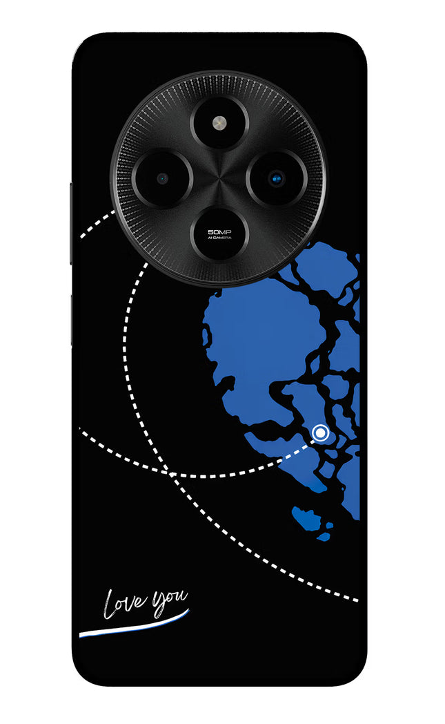Love Orbit Poco M7 5G Glass Case