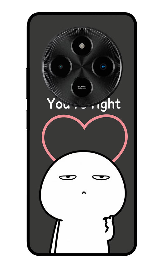 You're Right Poco M7 5G Glass Case