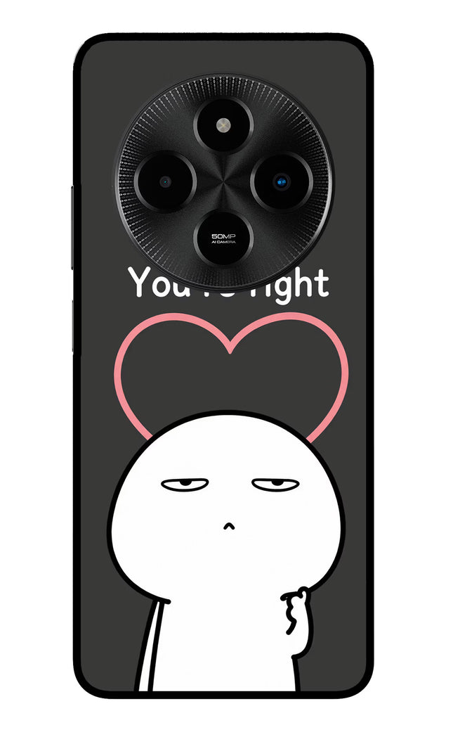 You're Right Poco M7 5G Glass Case