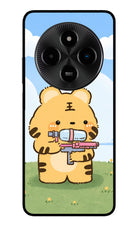 Tiger Treat Poco M7 5G Glass Case