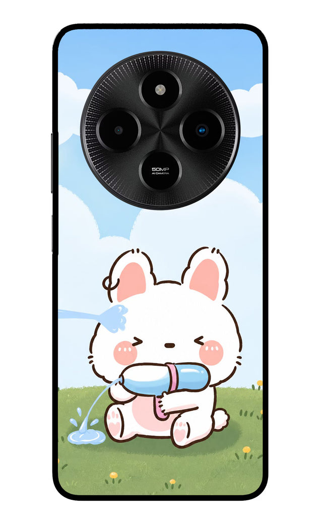 Bunny Treat Poco M7 5G Glass Case